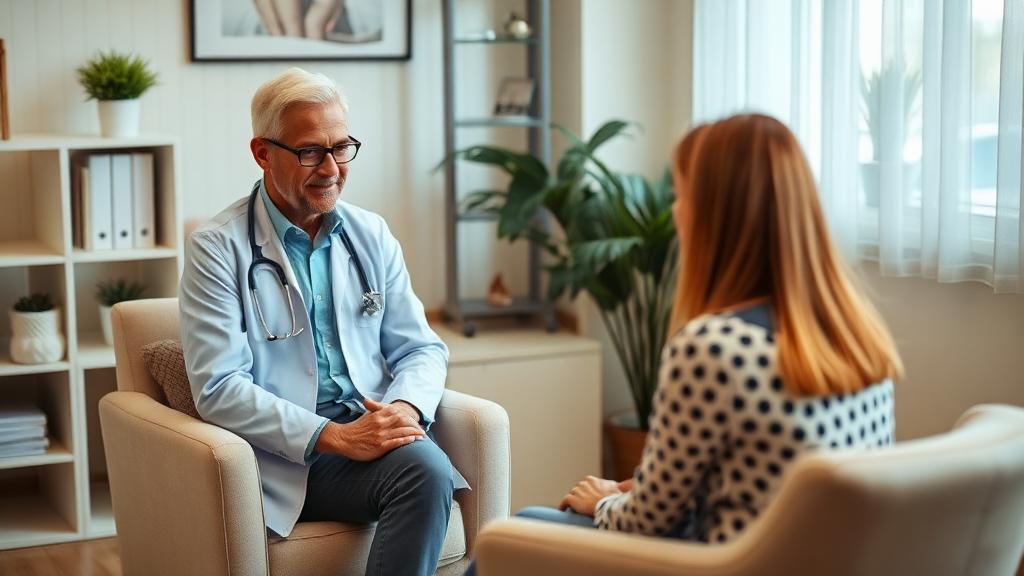 Psychologue en consultation avec un patient