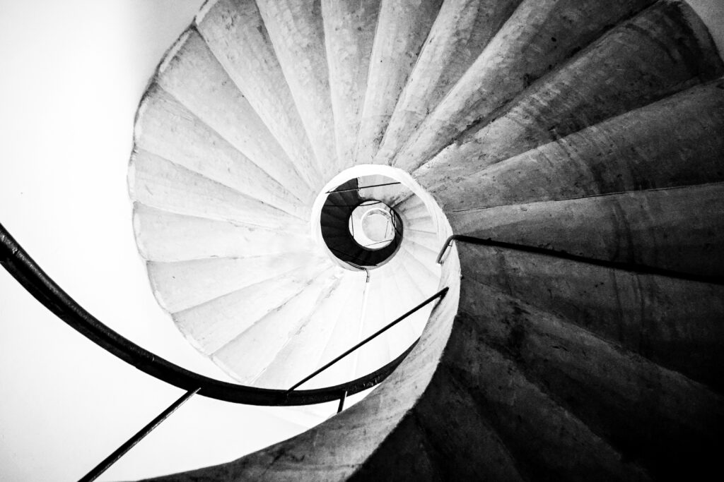 Spirale d'un cas d'une personne peur du rejet