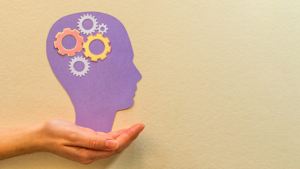 Schéma illustrant le spectre de la santé mentale.